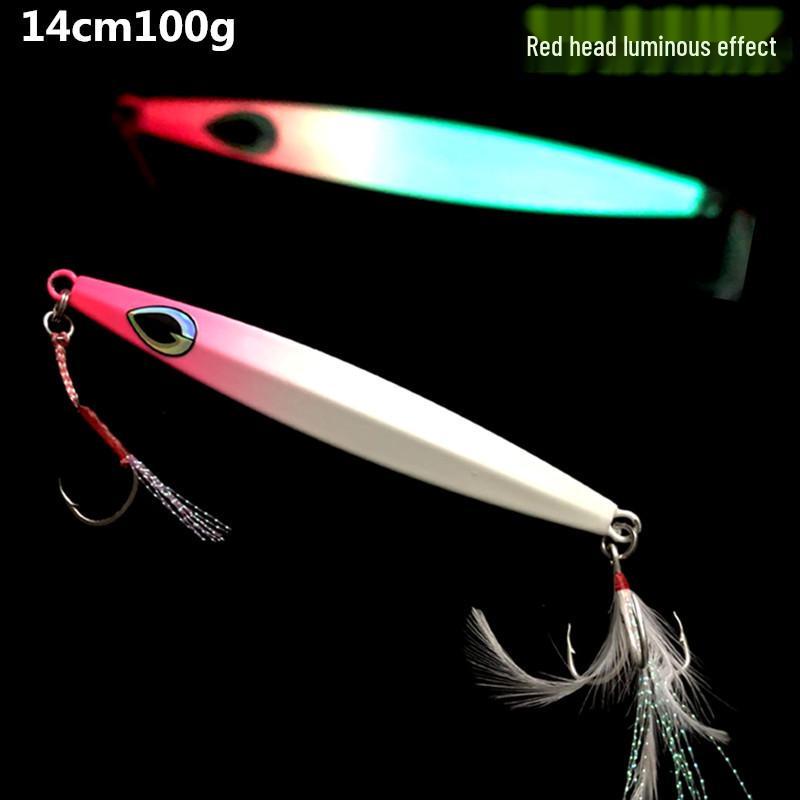 Wanya Sea Snake Nanyou Ocean Casting Metal Lure, 14cm/100g