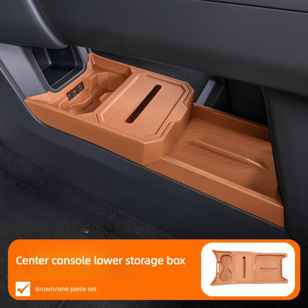 For Chery ICAUR V27 2026 Under Central Control Storage Box Tissue Box Car Interior Organizer Accessories