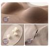 Winter Women's Seamless Cationic Warm Vest with Silk Ribbon Chest Pad and German Velvet