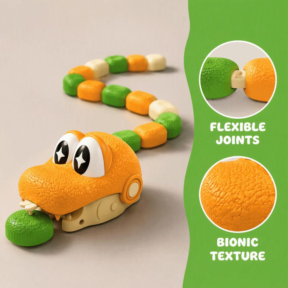 Magnetic Remote Control Car Rechargeable Magnetic RC Car RC Snake Car Toy Indoor Play