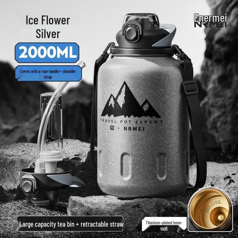 nRMEi Large Capacity Insulated Water Bottle