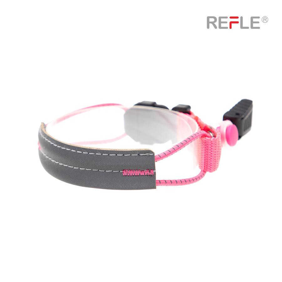 

Refle Reflective Elastic Cycling Pant Leg Straps Adjustable Safety Ankle Bands For Road Mountain Bike Riders Night Riding Set
