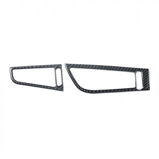 2Pcs For BMW Z4 E89 2009-2016 Carbon Fiber Interior Side Air Vent Cover Trim