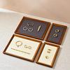 Wooden Jewelry Organizer Tray  Ring Bracelet Necklace Viewing Tray Watch  Display Tray Jewelry Storage Plate