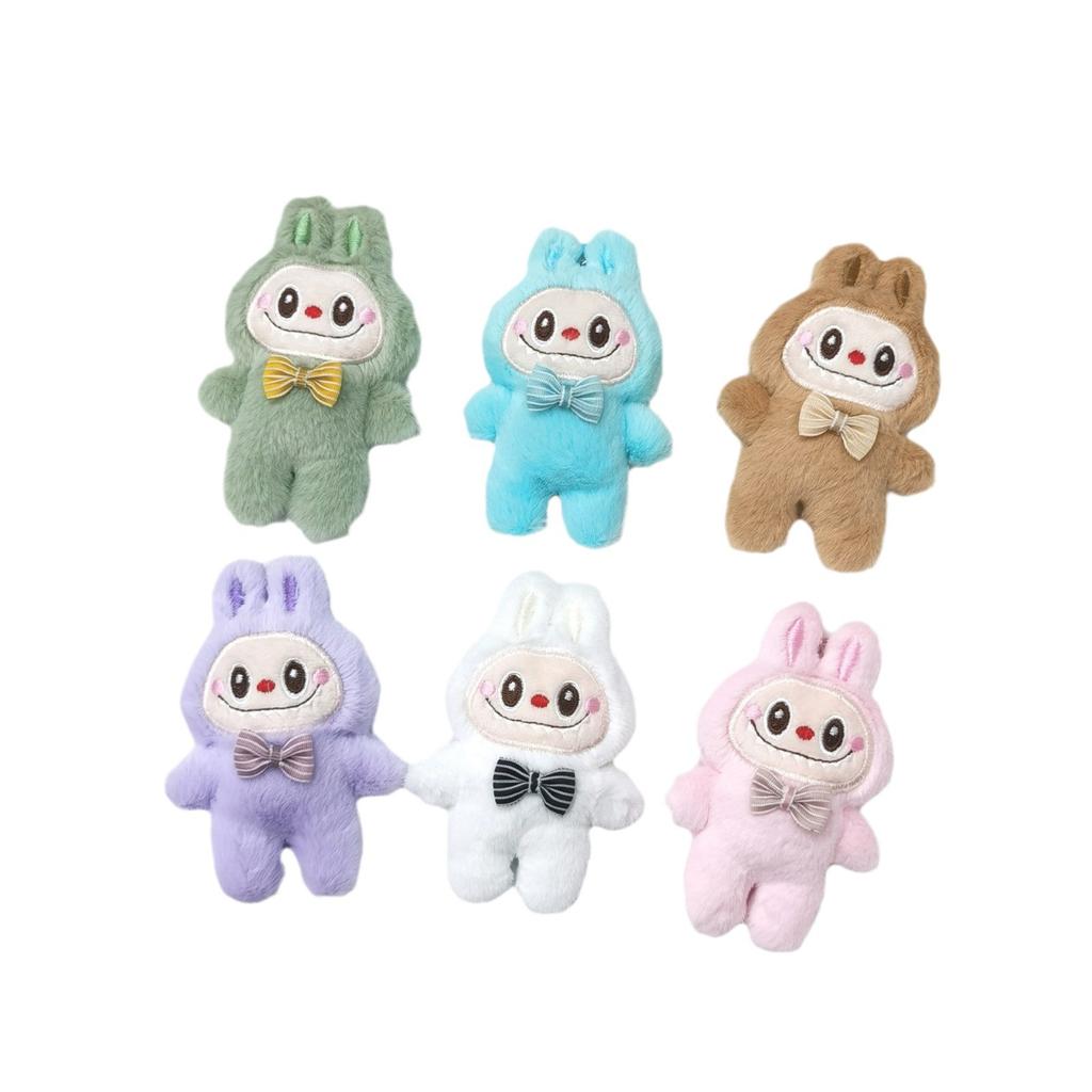 SCIONE New LABUBU Plush Pendant Cute Plush Doll Keychain Bags Pendant DIY Accessories