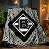 Coperta Borussia Verde Nera Leggera Coperta Ideale per il Letto Perfetta per Viaggi, Campeggio, Soggiorni, Uffici, Divani, Regalo di Natale per Fan