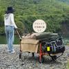 TIMBER RIDGE Outdoor-Wagen, Faltbar, Geeignet für lange Gegenstände, One-Touch-Konvergenztyp, Tragkraft von 100 kg, Freistehende Lagerung, Groß