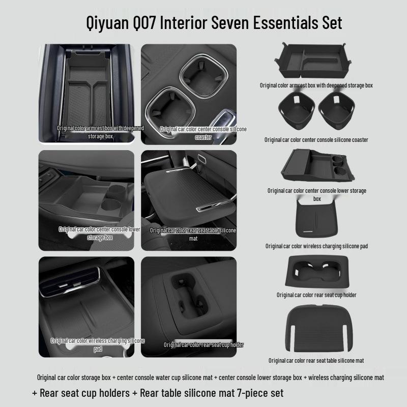 Changan Qiyuan Q07 Rear Seat Silicone Anti-Slip Table Pad