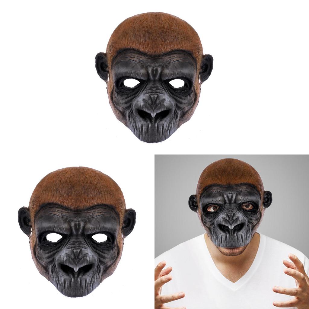 Halloween-Gorilla-Maske aus Schaumstoff für Kostümpartys und Cosplay-Events