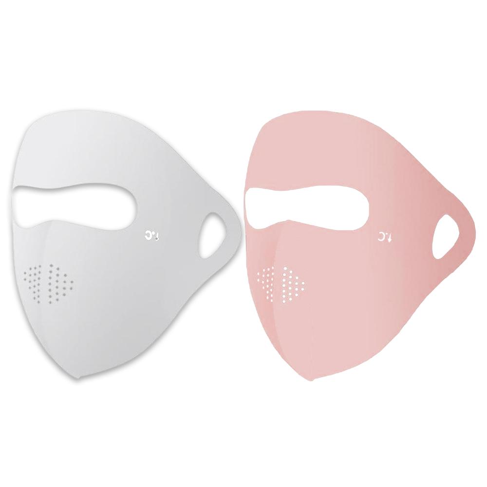 Summer Hyaluronic Acid Facekinis Outdoor Motorcycle Cycling Full Face Sunscreen Mask UPF 50+ Ice Silk Cool UV Protection Cover