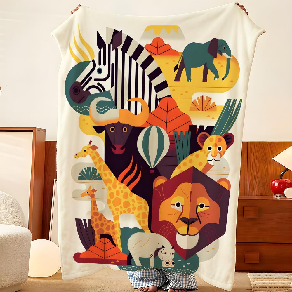 Artist O-Owen D-Davey Throw Flannel Throw Blanket, Lightweight Cozy, Durable Washable cute Cool