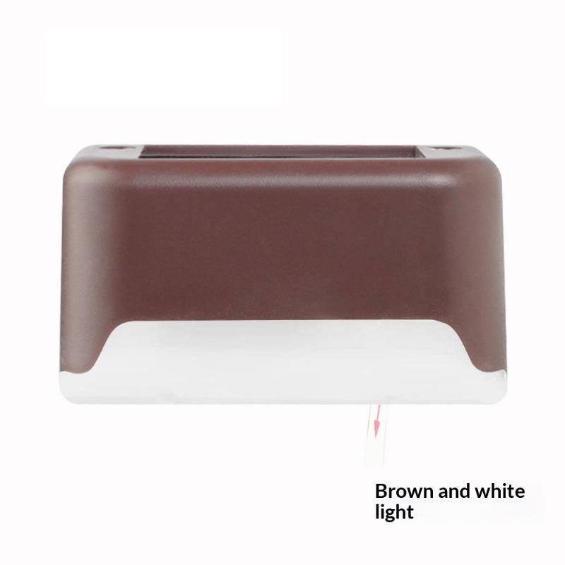 Outdoor Solar Stair Lights Led Waterproof For Garden Yard Railing Fence Lights Enhances Night Safety And Atmosphere 1Pc