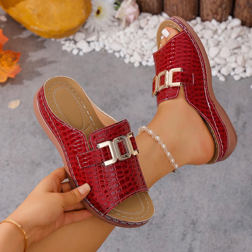 Mode Été 2025 Nouvelles Pantoufles pour Femmes Sandales Plates Décontractées Tendance 2025 Chaussures Slingback Femme Plateforme Compensée Sport Pantoufles Slides Femmes