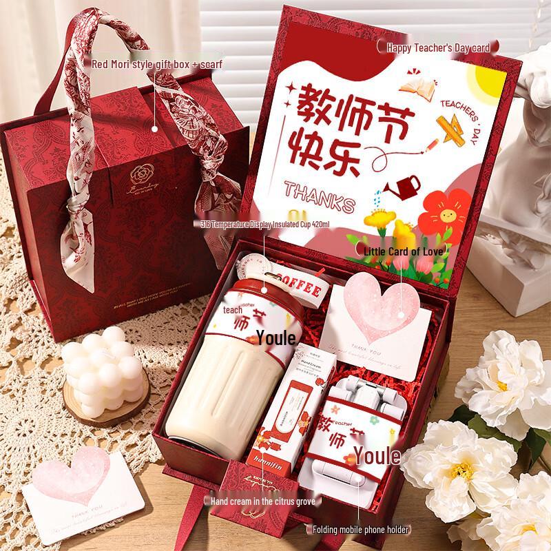 Teacher s Day Gift Set: Smart Thermos & Essentials