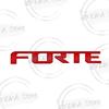 GT Line Lettering Metal Badge Stickers Car Rear Trunk Emblem Decoration Car Styling