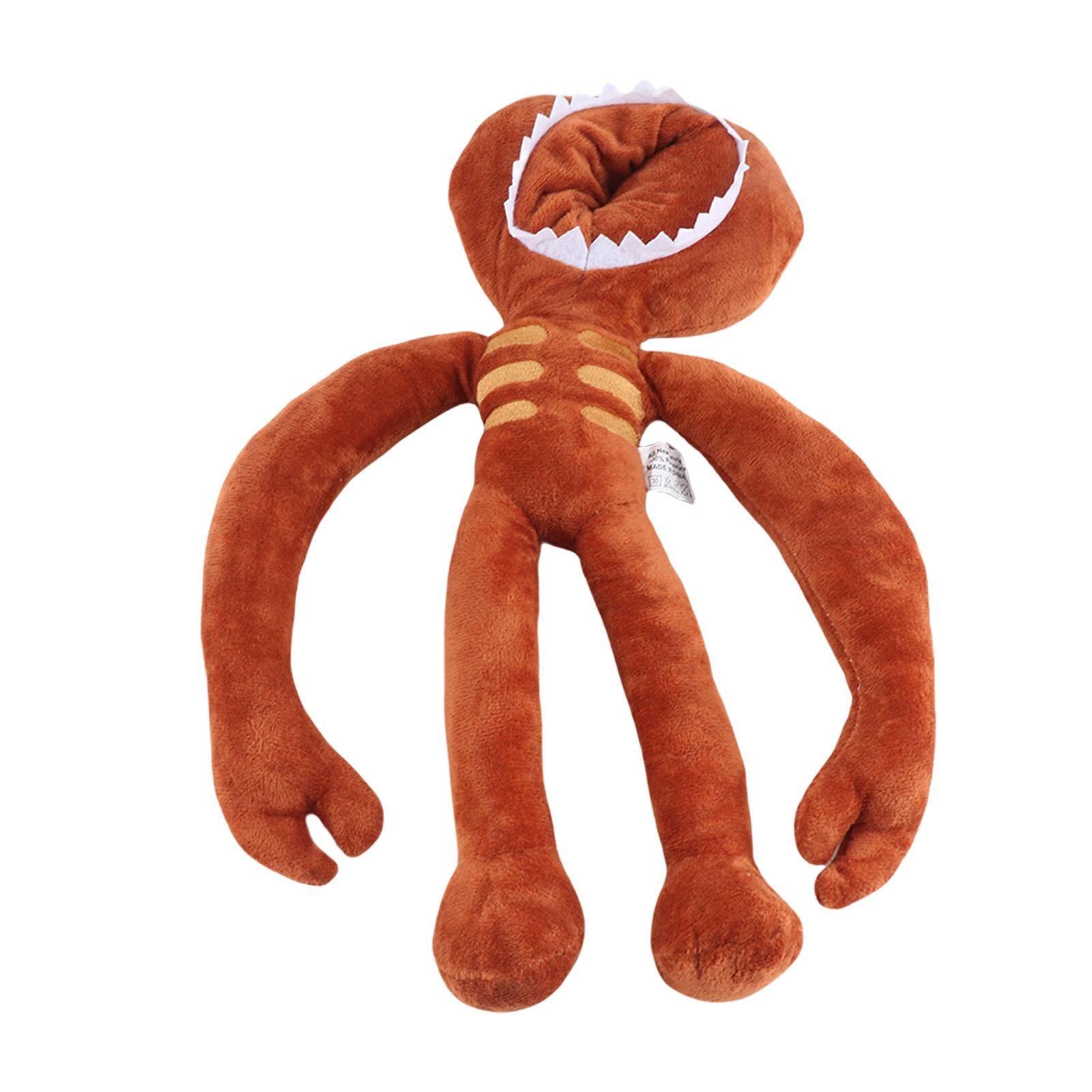 

Doors Plush Toy Children Adult Soft Unique Funny Game Stuffed Toy Doll Home Decoration for Party Brown Show Teeth