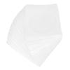 100Pcs CD Sleeves 4.9in Wide Clear Window Dustproof Thick Reusable CD Envelopes for 12cm 4.7in DVD Discs