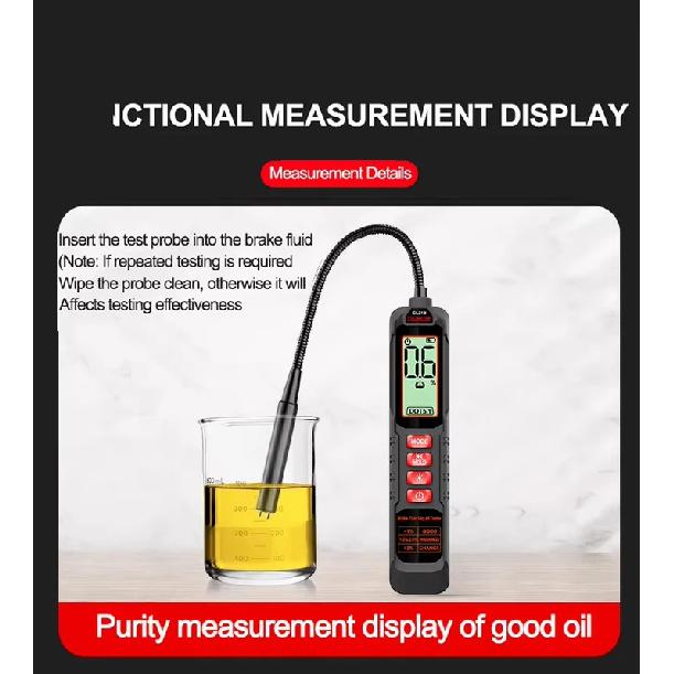 Auto Car Brake Fluid Liquid Tester Pen With 5 LED Car Auto Vehicle Tools Diagnostic Tools Mini Brake Fluid Tester For DOT3/DOT4