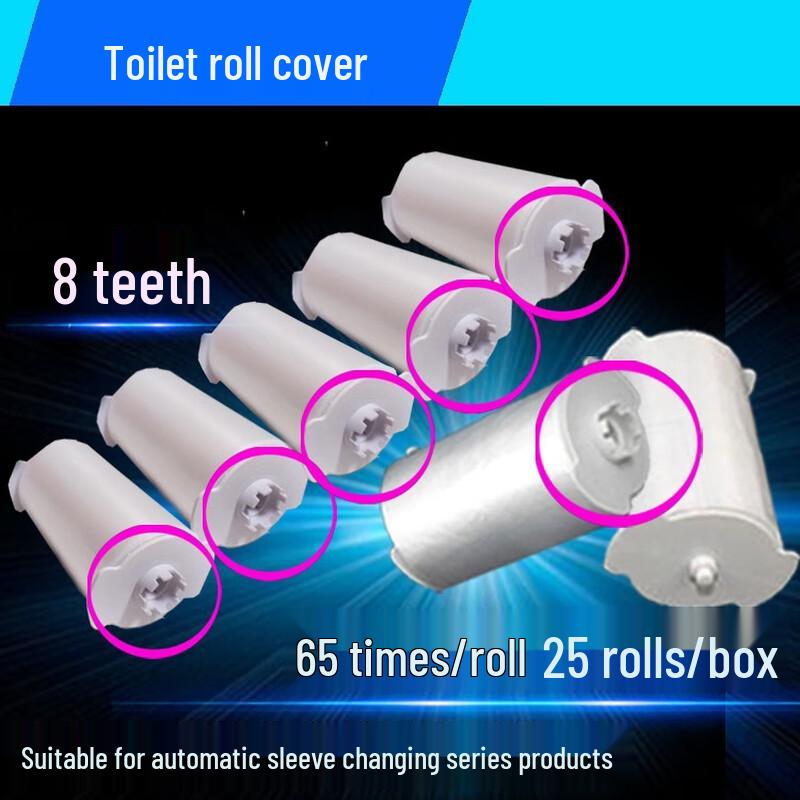 Hygienic Auto-Changing Toilet Seat Film Roll