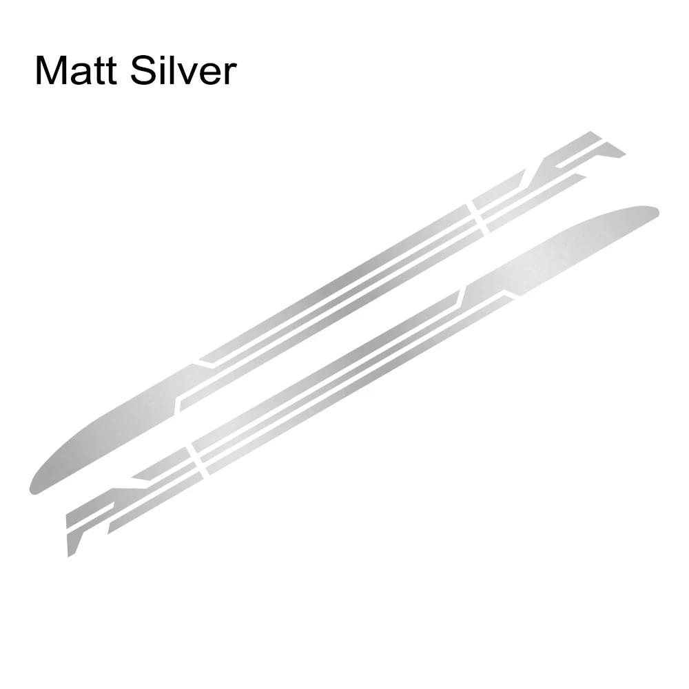 2PCS Racing Sports Style Stripe Car  Body Side Sticker Rocket Graphics Decal Pickup Auto Modified Decoration Sticker Accessories