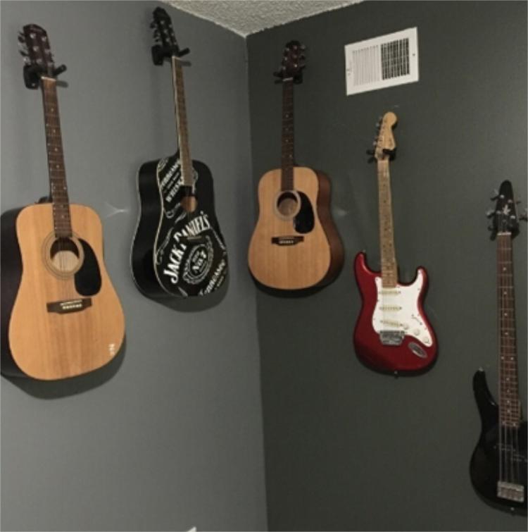 Guitar Wall Mount Hook Short Hanger For Ukulele And Guitar