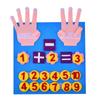 Kid Montessori Leker Filt Finger Tall Math Leke Barn Telle Tidlig Læring For Småbarn Intelligens Utvikle