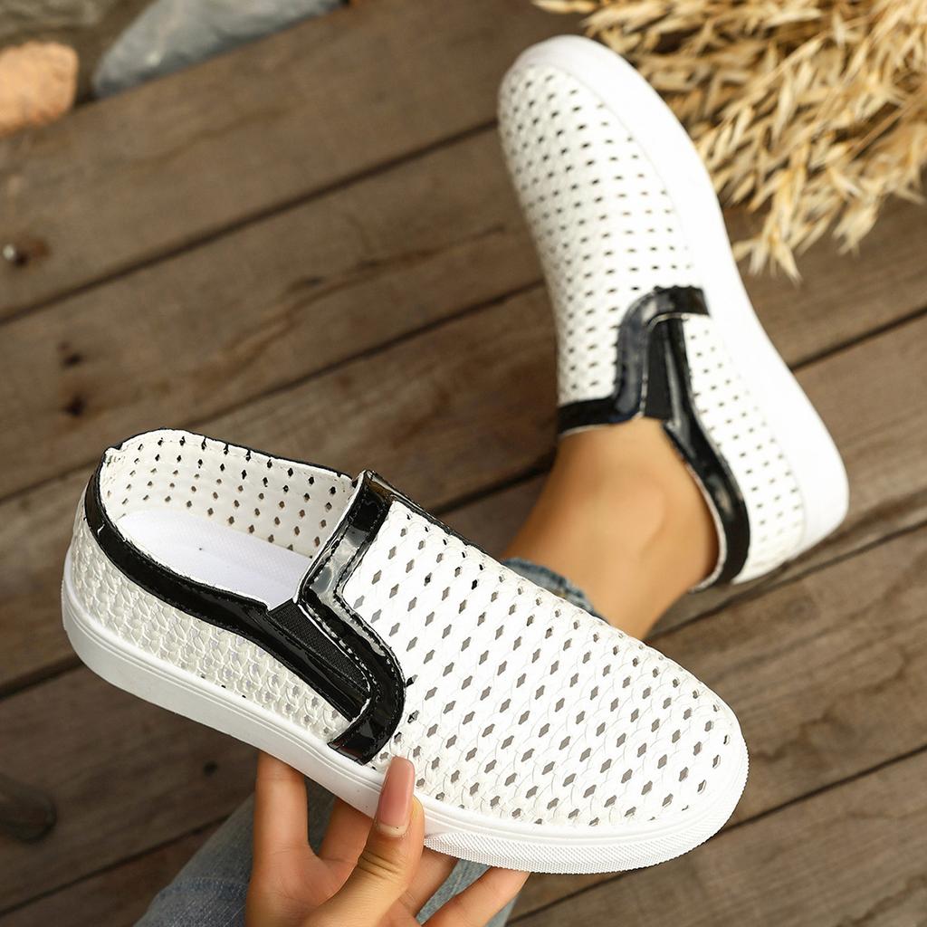 Spring Summer 2026 Fashion Women Slip on Platform Plus Size Shoes for Women 36-43 Flats Sneakers Casual Zapatos De Mujer