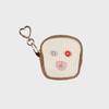 Pouch Keyring White Bread
