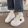 Trendy little white shoes women's new autumn versatile thick-soled casual niche original design board shoes women