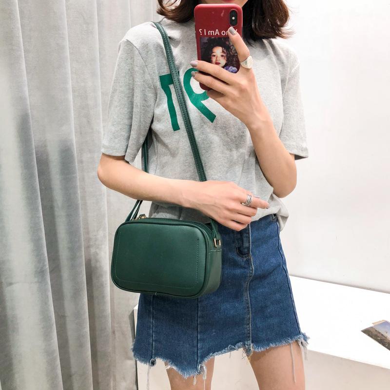 New Simple Obag Shoulder Bags for Girls Purse PU Leather Crossbody Bags Women Handbag Lady Retro Messenger Bag Mini Clutch Tote CLE