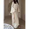 Cross-Border Middle East Foreign Trade Women's Clothing 2024 Fall New Arrival Dubai Robe Silm Slim Looking Waist-Tight Elegant Dress Women