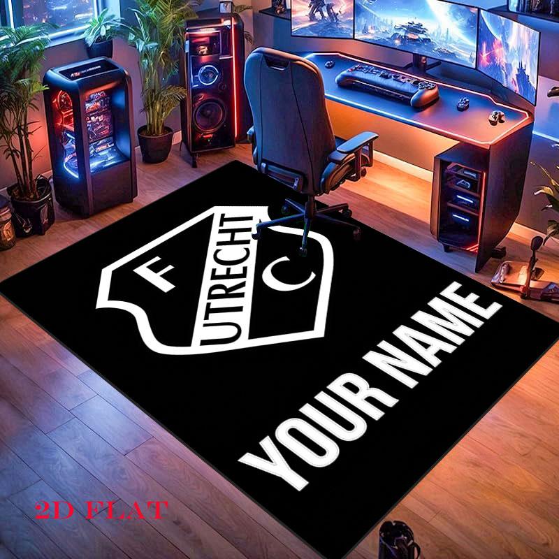 Custom Fc Utrecht Carpet Rug for Living Room Bedroom Home Sofa Decoration,Kids play Nonslip Floor Mat