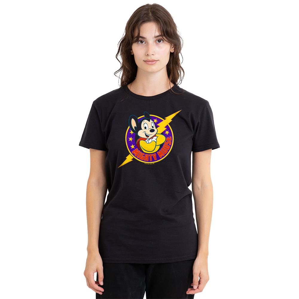 Mighty Mouse Unisex Adult Mighty Hero T-Shirt
