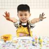 Winthome Dining Spill Prevention Table Drawing Washable X Gray and Mat, Mat, Anti-Slip, Water-Repellent, Mat, Mat, Waterproof, (110cm 110cm, (Clouds