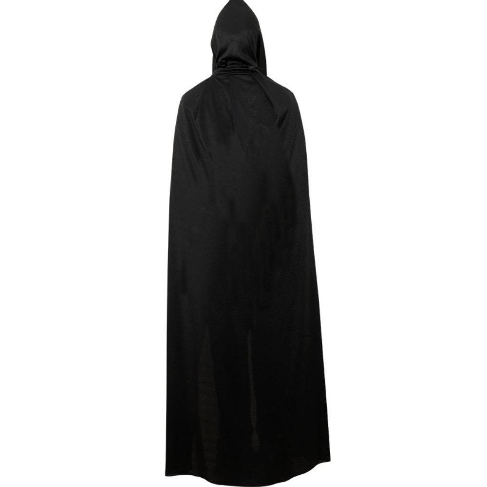 Gruseliger Dämonenmantel 59 Zoll Dracula-Umhang Modischer Teufel Kapuzenpullover Umhang Halloween Kostüm