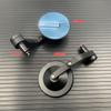 Universal Motorcycle Bar End Mirrors Round Cafe Racer Motorcycle Rear View Mirror For Vesspa Piaggio Ducati Scrambler 800 1200