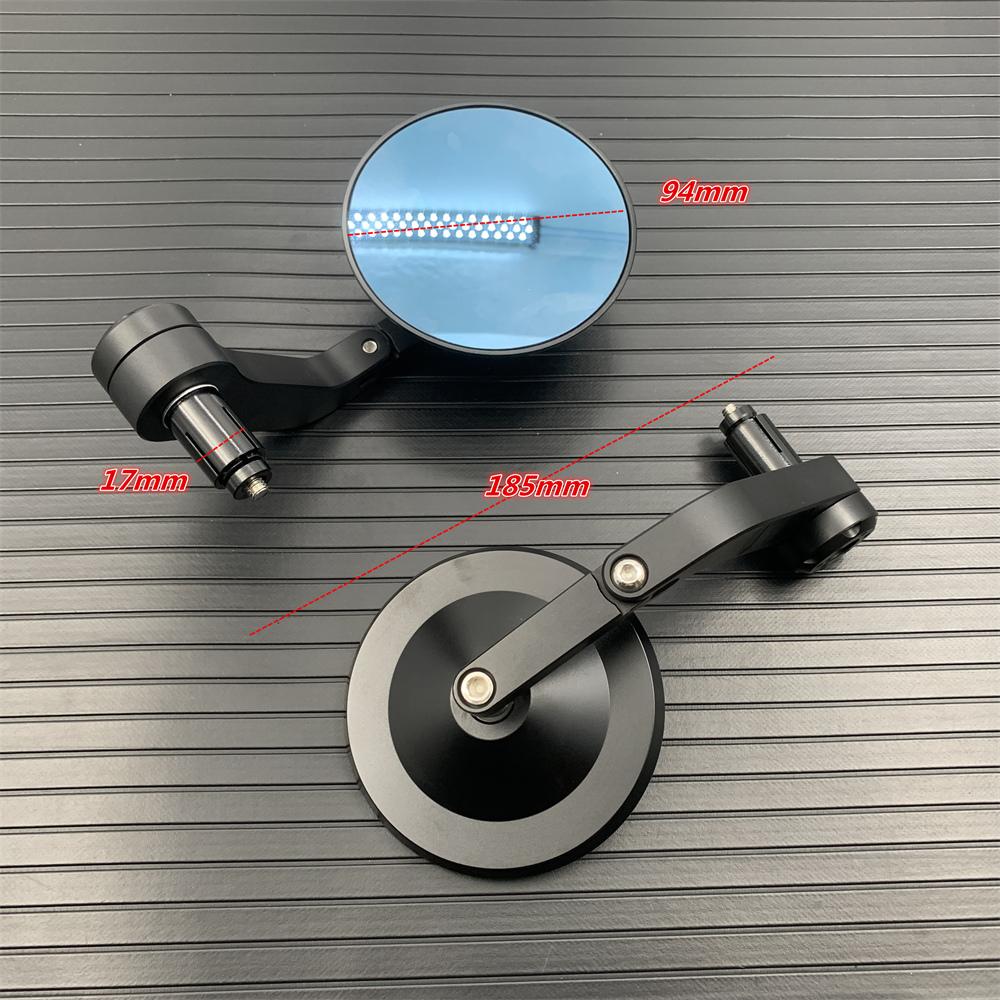 

Универсальные зеркала заднего вида для мотоцикла, круглые, для Cafe Racer, для Vesspa, Piaggio, Ducati, Scrambler 800, 1200
