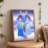 Disney Fairy Princesses Oil Paint Digital Painting Art Kit Handmade DIY Painting Kit Home Decor