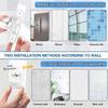 Installation Adjustables Curtain Rod Mounts No Drill Holders Strong Window Frame Brackets
