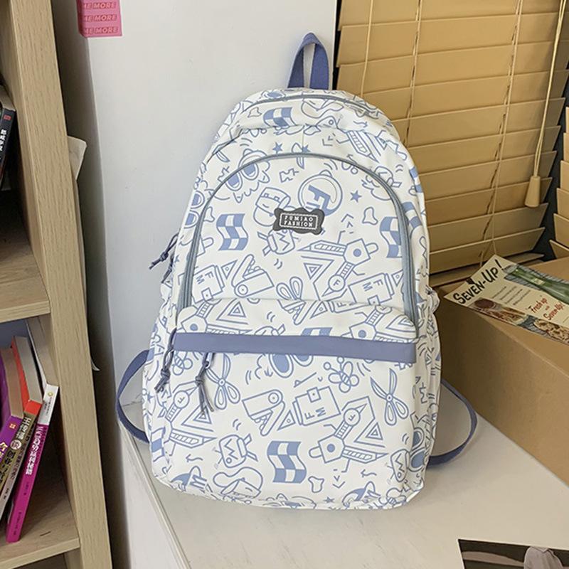 School Bag Girl Cute High School Junior High School Students Large Capacity Versatile Backpack Primary School Students Simple Small Fresh Backpack
