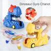 Children Toy Dinosaur Gyro Chariot Toy Rotating Launcher For Boys And Girls Gift