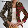 Newest Trendy Women's Blazer Elegant Kimono Style Printed Knit Women's Suit