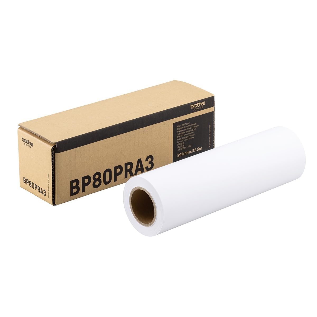 

Brother Industries High Quality Plain Roll Paper BP80PRA3 297mm x [Brother Genuine] 37.5m