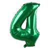 1pcs 32inch Large Dark Green Number Balloons Spring Jungle Safari Birthday Party Foil Balloon 0 1 2 3 4 5 6 7 8 9 globos Balls