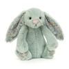 Jellycat Bonnie Rabbit Series Floral Cloth Cyan Soothing Doll Plush Doll 18cm High