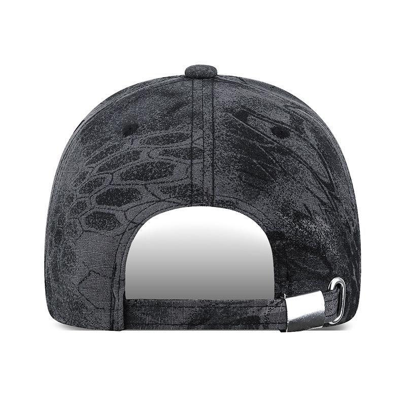 Spring Python Camouflage Tactical Baseball Cap Hard Top Adjustable Sunscreen Cap
