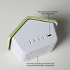 LED Digital Alarm Clock House Shaped Week Date Brightness Adjustment 2 Alarms Silent DST Snooze Table Clock with Ambient Light