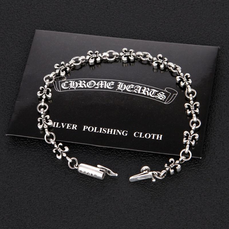 

Китай Kroxing Тайське Срібло Ретро Перемикач Армійська Квітка Браслет Особистість Класичний Хіп-Хоп Панк Стиль Пара Ручні Аксесуари