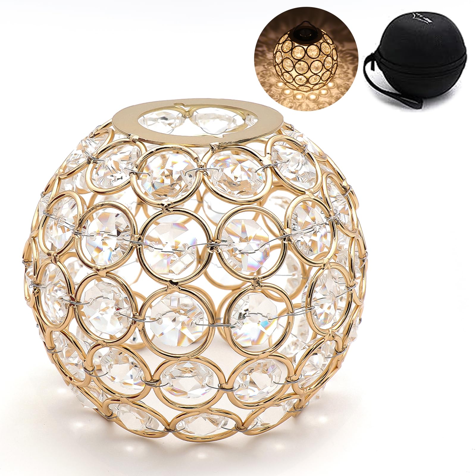 

BATOT Crystal Shade for Goal Zero Lanterns, Metal, Circular, Camping, Outdoor Use, for Goal Zero LIGHTHOUSE Micro FLASH
