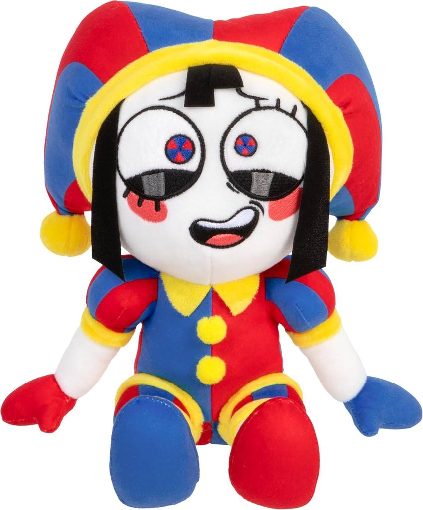30cm Pomni Caine Vocalize Plush Toys The Amazing Digital Circus Anime Surrounding Dolls Desktop Decoration Birthday Gift for Kid